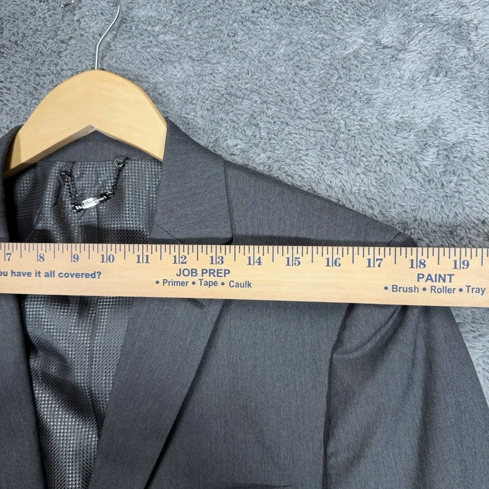 Lief Horsens‎ Blazer Mens 40R Gray Viscose Blend Stretch Jacket Sport Coat